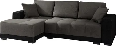 Produktbild von MIRJAN24 Ecksofa Dallas, Elegante Eckcouch mit Bettkasten und Schlaffunktion, Polstersofa, Polstergarnitur, Wohnlandschaft (Seite: Links, Alova 04 + Alova 36)