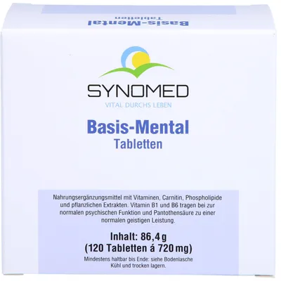 Immagine prodotto di SYNOMED Basis-Mental compresse per una normale funzione psichica, 120 compresse
