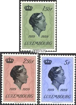 Produktbild von Briefmarken Luxemburg 1959 Mi 601-603 (kompl.Ausg.) FDC Charlotte