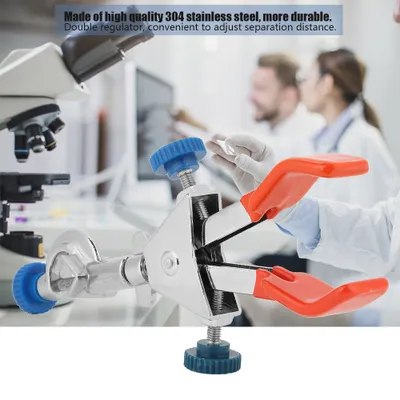 Image de Pince pour flacon chimique, pince pour flacon, pince pour condensateur, pince pour burette, pince pour support d'autoclave