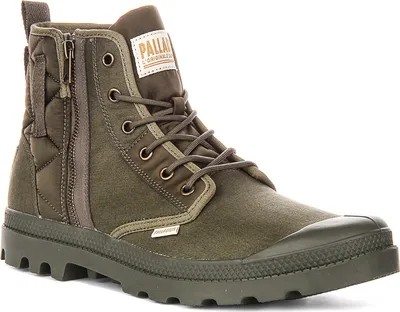Produktbild von Palladium Pampa Detroit Z In Olive Stiefel - 6 UK - 40 EU - 7M/8.5F US / Olive