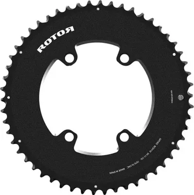 Produktbild von Rotor 4b 110 Bcd 12-11s Outer Aero Kettenblatt Silber 58t Silber 58t
