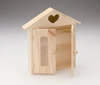 Produktbild von GLOREX Schlüsselkasten, Kiefer Holz, Natur, 26,5 x 19 x 4,5 cm