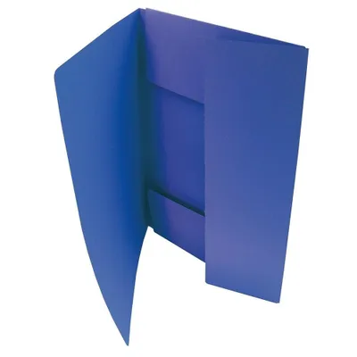 Produktbild von HIT Office A4 blau Papiermappen mit Klappen, 50 Stück