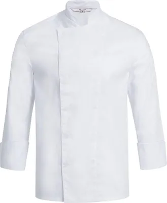 Produktbild von GREIFF Herren Kochjacke mit verdeckten Druckknöpfen RF 5580-8000-090 Gr. 3XL weiß