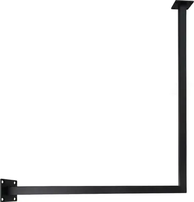 Immagine prodotto di Appendiabiti Natural Goods Berlin ÜBERECK, appendiabiti, appendiabiti a soffitto, appendiabiti, nero, L90 x P90cm