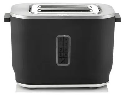 Produktbild von Gorenje T800ORAB Toaster, 2 Scheibe(n), Schwarz, Kunststoff, Metall, Tasten, 800 W, 1 m