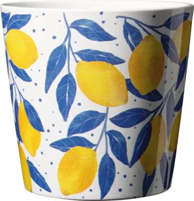 Produktbild von Blumentopf Soendgen Dallas Lemon blue Keramik Ø 14 cm H 13 cm