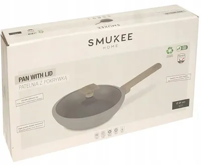 Image de Poêle Smukee TitanPro Antiadhésive 24 cm avec Couvercle