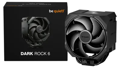 Produktbild von be quiet! Dark Rock 6, Luftkühlung, 13,5 cm, 2000 RPM, 89,95 m³/h, Schwarz