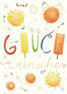 Produktbild von Allgemeine Wünsche`s Art - Glückwunschkarte im Format 11,5 x 17 cm