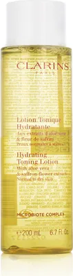 Produktbild von Clarins Hydrating Toning Lotion, Reinigungslösung, Frauen, Universal, Feuchtigkeitsspendend, Weichmachend, Flasche, Alkohol