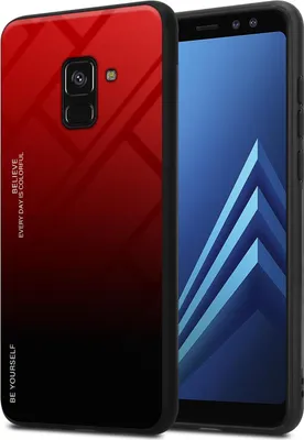 Obrázek produktu pro Cadorabo Case for Samsung Galaxy A8 2018 Protective Cover in Black Pouzdro na mobilní telefon TPU kryt Tvrzené sklo