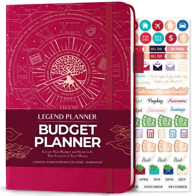 Imagen del producto de Legend: Planificador de Presupuesto - Libro de organización financiera para la planificación mensual del presupuesto