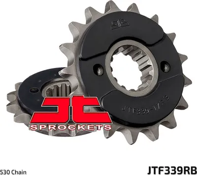 Immagine prodotto di JTSPROCKETS pignone per catena JTF339.17RB anteriore in acciaio cromato