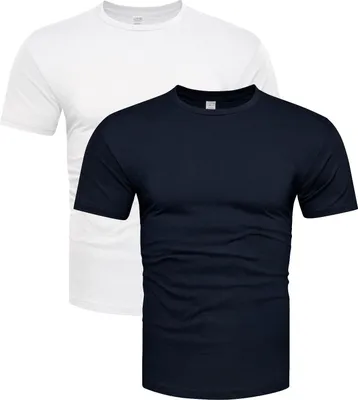 Zdjęcie produktu dla Recea T-shirt męski Hune biało-ciemnoniebieski M