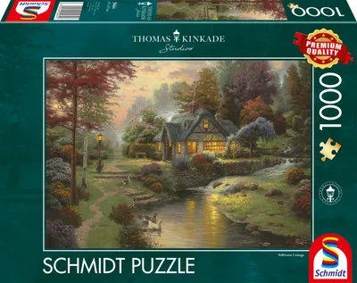 Image de Thomas Kinkade, Ambiance paisible du soir, 1.000 pièces