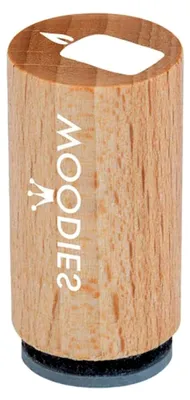Produktbild von Mini Stempel Kerze, Holz, 1,5 x 1,5 x 3 cm