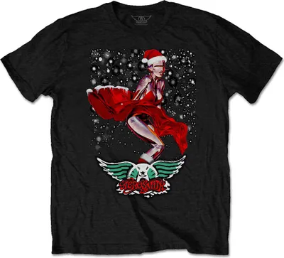 Produktbild von Aerosmith Robo Santa Black M T-Shirt