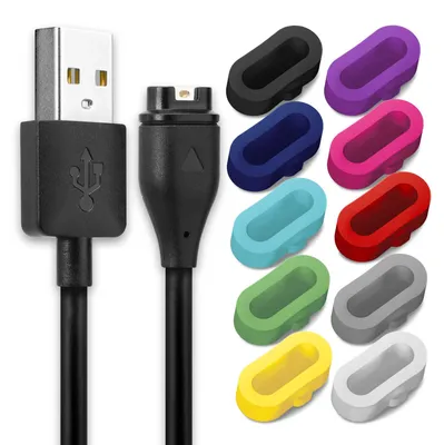Immagine prodotto di subtel Cavo dati Smartwatch Connector su USB A ricarica rapida compatibile con Garmin Fenix 8, 7, Forerunner 255, 55, Vivoactive 5, Venu 3 – (1m, Nero)