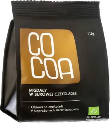 Produktbild von COCOA-Mandeln in Rohschokolade  70 g