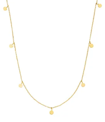 Produktbild von ICRUSH Moments Kette Damen, 18K vergoldet, Wasserfeste Kette aus Edelstahl