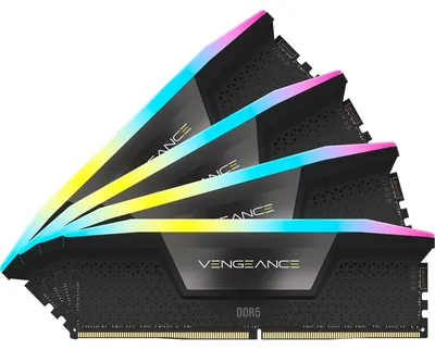 Produktbild von Corsair Vengeance RGB CMH64GX5M4B5600Z36, 64 GB, 4 x 16 GB, DDR5, 5600 MHz, 288-pin DIMM
