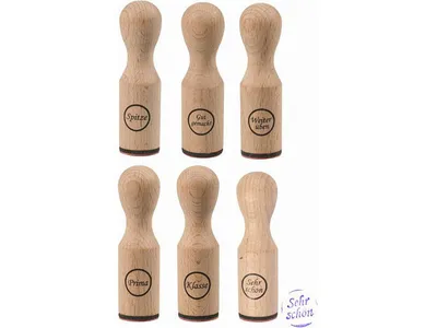 Produktbild von Wooden Stamps 6 Lehrerstempel 4014732411443