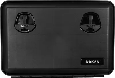Produktbild von DAKEN Werkzeugkasten 600x415x460mm 70l JUST 81104 Staukasten LKW Anhänger Unterflurbox Staubox schwarz