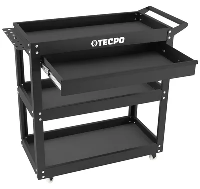Image de Chariot d'outils avec tiroirs - 3 niveaux - Capacité de charge de 300 kg