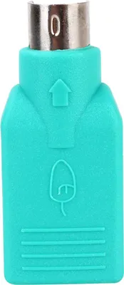 Obrázek produktu pro Převodník USB samice na PS2 samec pro připojení USB klávesnice/myši k počítači