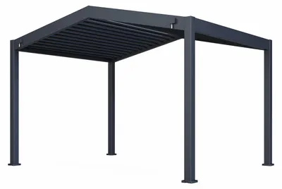 Produktbild von Paragon Outdoor Icon 1013 Aluminium Pergola mit Lamellendach 3x4 m