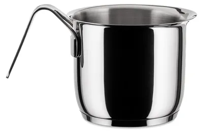 Milchkocher aus Edelstahl 18/10, 1,9 L, glänzend, rund