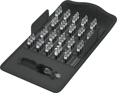 Produktbild von Wera - Bit-Sortiment, Bit-Safe 61 Wood 1, 61-teilig; 5057442001
