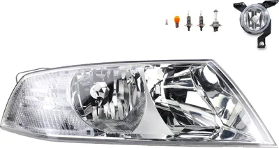 Produktbild von Scheinwerfer kompatibel zu Skoda Octavia 1Z 04-08 H1 H7 R + Nebel+Leuch. 1Z1941018P 1Z1941018C 1Z1941016 1C0941700B Johns