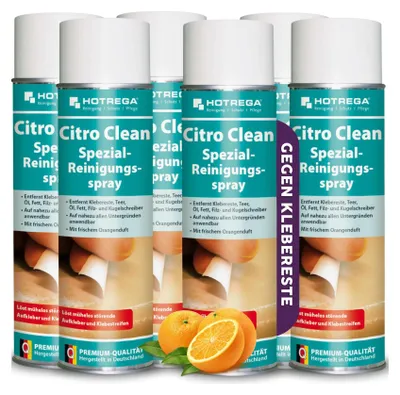 Produktbild von HOTREGA Citro Clean Spezial Reinigungsspray 500 ml - entfernt Klebereste & Co.