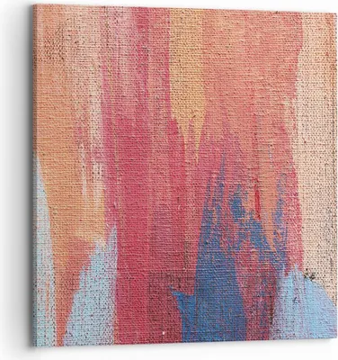 Produktbild von Bild auf Leinwand - Leinwandbild - Einteilig - Die Farben Farben Abstraktion - 70x70cm - Wand Bild - Wanddeko - Wandbilder - Leinwanddruck - Bilder - Wanddekoration - Leinwand bilder - AC70x70-5069