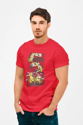 Produktbild von D&B Uni Polo  MO00034_Minions_Rot-Größe L