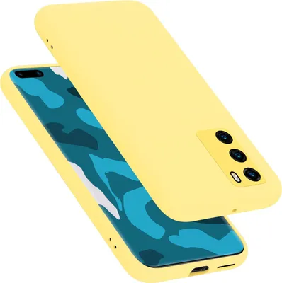 Produktbild von Cadorabo Schutzhülle für Huawei P40 Hülle in Gelb Handyhülle Case Cover TPU Etui