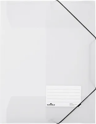 Image de DURABLE Fardes à rabats, DIN A4, PP, transparent