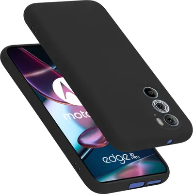 Image de Cadorabo Housse pour Motorola EDGE 30 PRO / EDGE+ Housse en noir Housse pour portable Case Cover TPU Etui