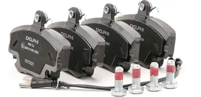 Produktbild von DELPHI Bremsbeläge Satz Bremsklötze für RENAULT TWINGO II (CN0) LP885