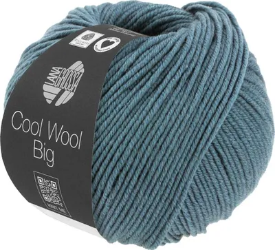 Produktbild von Lana Grossa - Cool Wool Big Melange 1633 taubenblau meliert