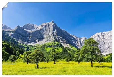 Produktbild von ARTland Poster Große Ahornboden im Rißtal in Österreich Größe: 60x40 cm