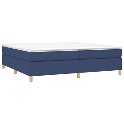 Produktbild von vidaXL Boxspringbettgestell Blau 200x200 cm Stoff
