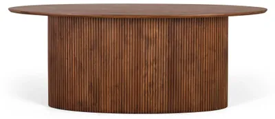 Immagine prodotto di Tavolo da pranzo in legno di acacia "Ludhiana", 76 cm x 200 cm x 110 cm Giner y Colomer