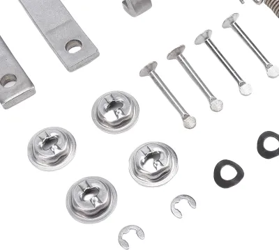 Immagine prodotto di Kit hardware freno di stazionamento LBJ 1382 Componenti in acciaio inossidabile Utensili a molla Sostituzione per C3 1968–1982