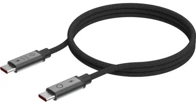 Produktbild von LINQ USB-C 3.2 Gen.2 Cable 100W/10Gbps 2 m, 2 m, USB C, USB C, USB 3.2 Gen 2 (3.1 Gen 2), 10 Gbit/s, Schwarz