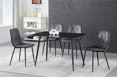 Produktbild von Stuhl Mesa Eco 2er-Set Velvet Grau