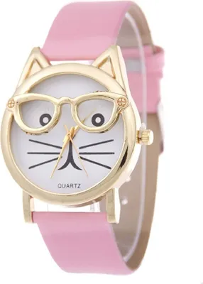 Obrázok produktu pre Dámske hodinky Cat - Ružové s unikátnym vzorom KP12840